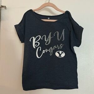 BYU Cougars girls t-shirt, size 10-12